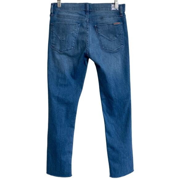 Hudson Midrise Tally Skinny Jeans Raw Hem Crop 28 - Excellent - Picture 10 of 16